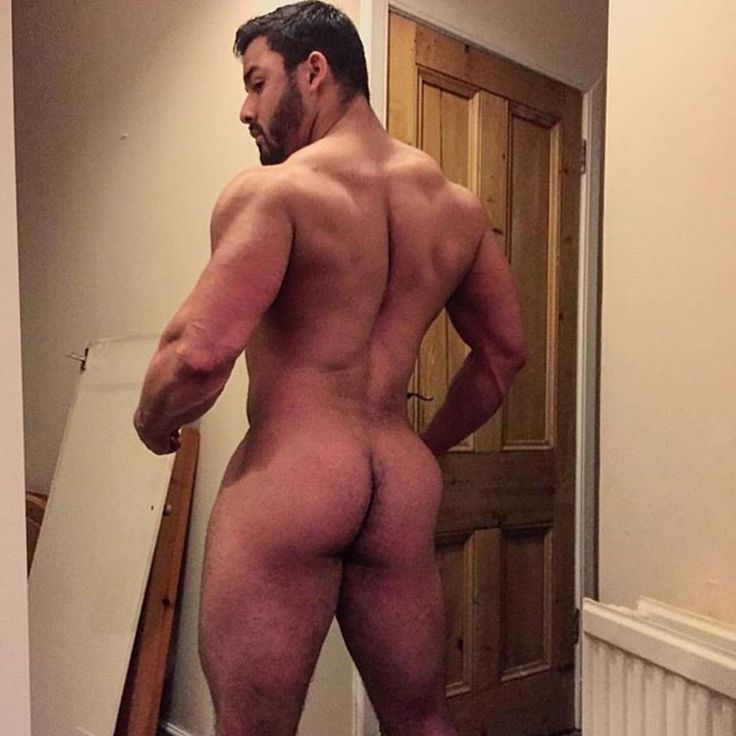 hot hairy men butt ass naked