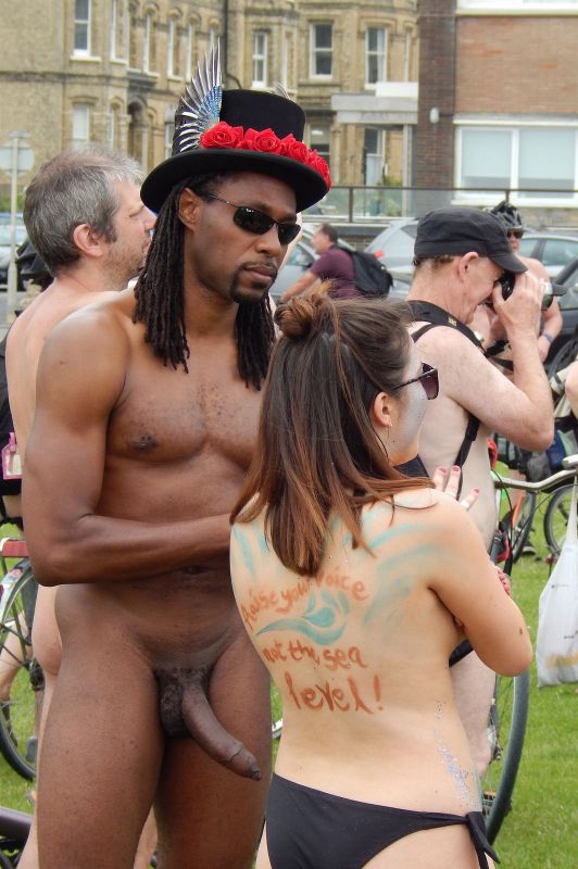 woman nude beach erection