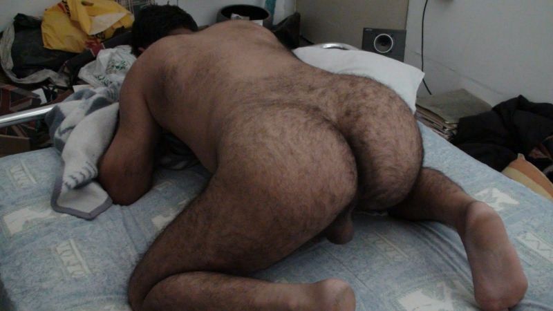 sexy hairy man naked