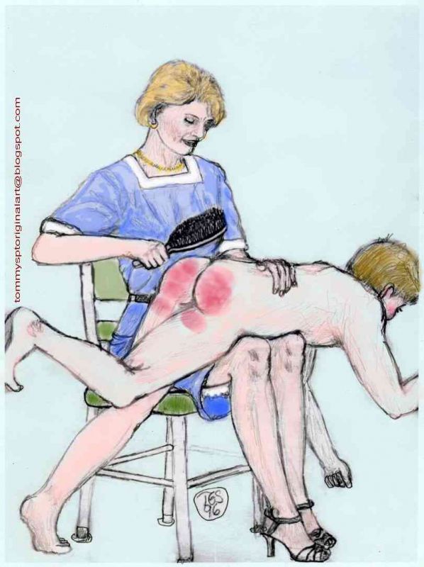 real spanking female