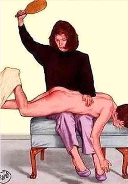 spanking art comics