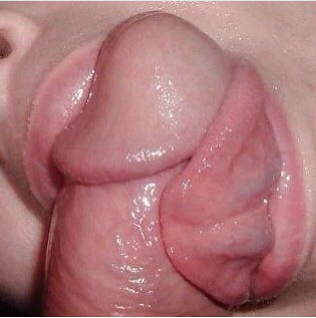 female lips with cum close up
