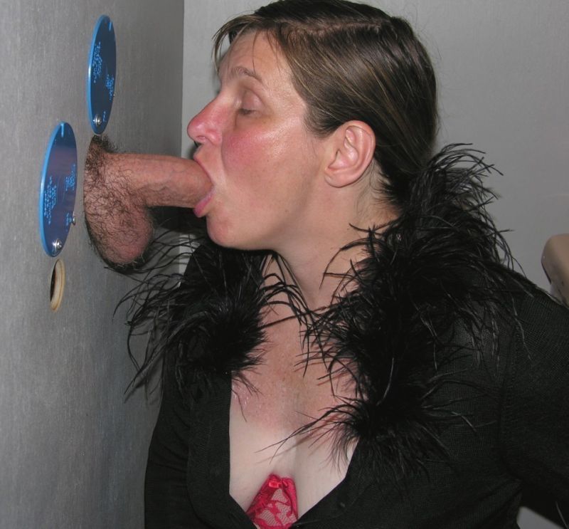 my wife at glory hole pic