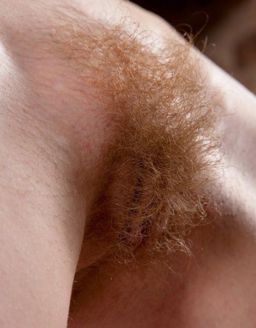 mature redhead hairy pussy close up