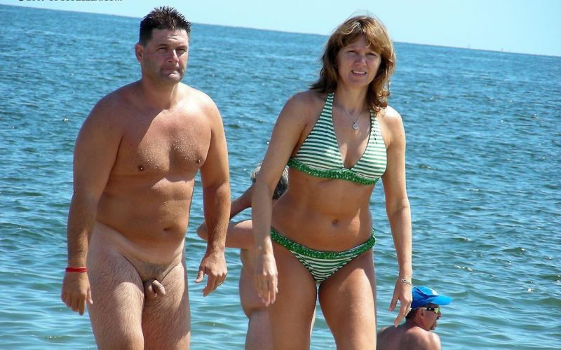 huge nude beach boners