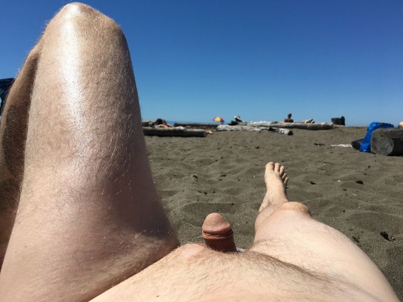 man beach nude