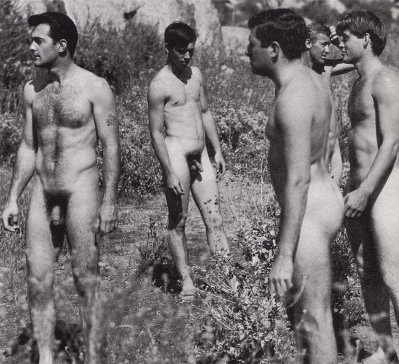vintage male nude muscle men