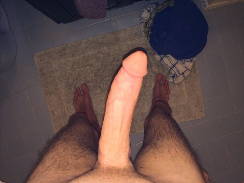 shaved cock selfie