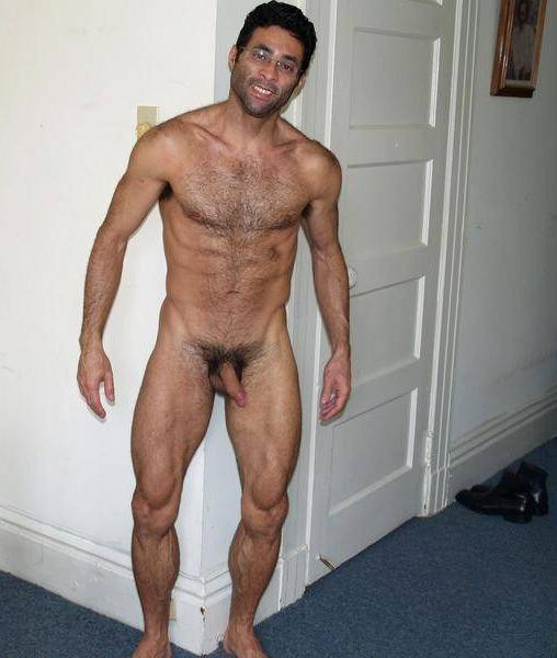 just hairy naked men