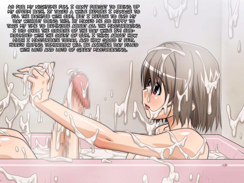 Hentai Girl Bathing In Cum