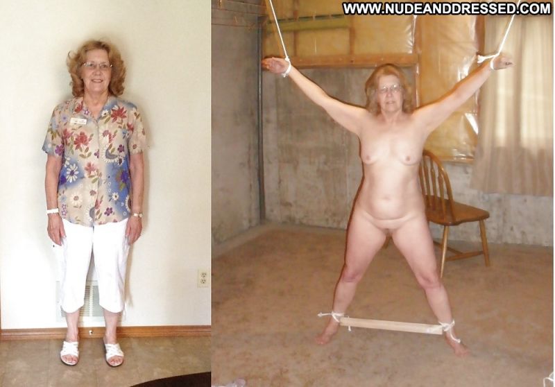 mature woman undressing