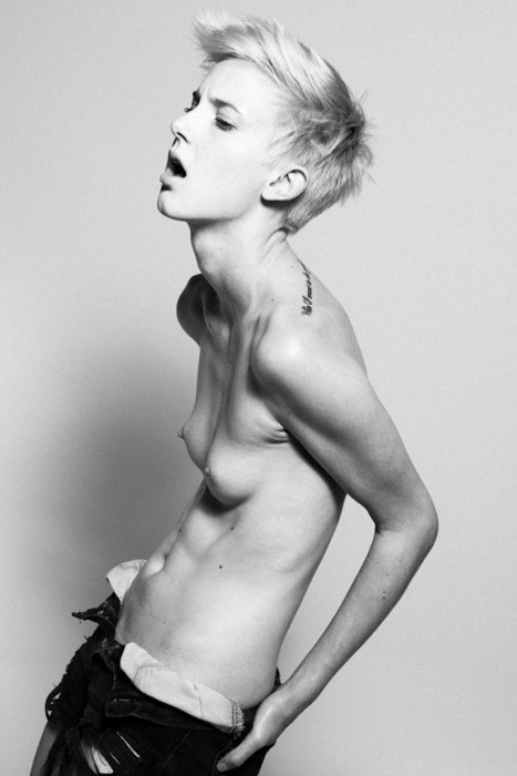 Androgynous nude