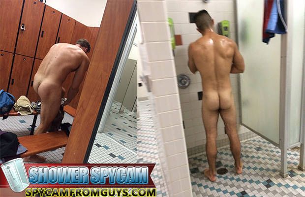 men in gym showers naked together