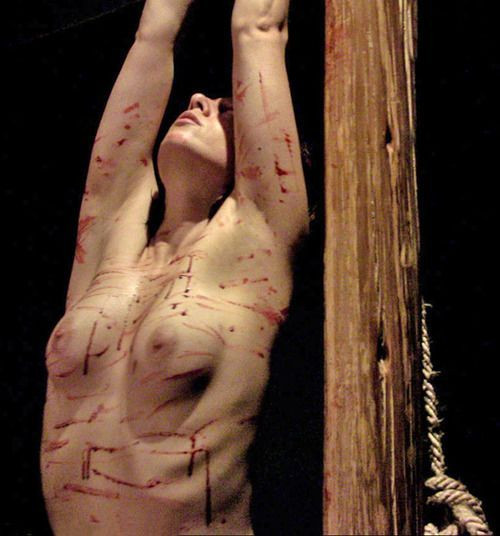 tits naked women tied up with