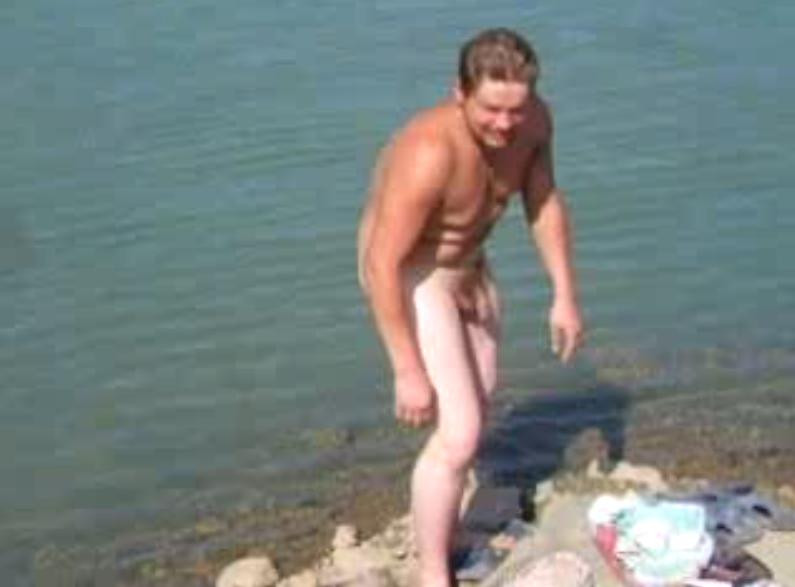 skinny guys nude beach