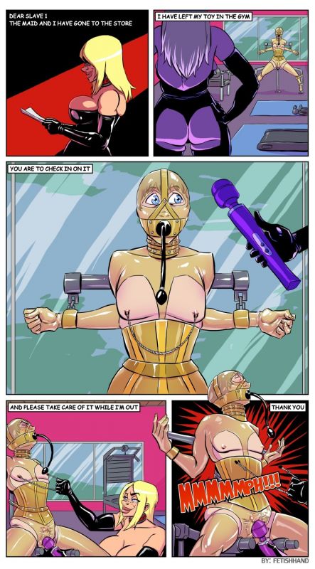 Latex Bondage Sex Comic
