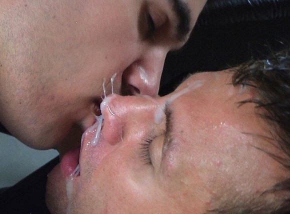 gay cum kissing teens