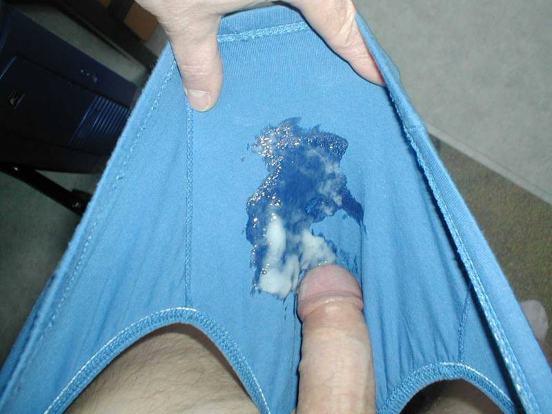 handjob cum in underwear