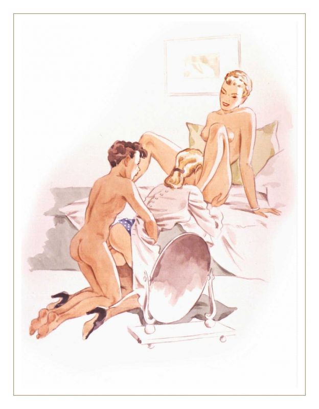 vintage femdom erotic fantasy art