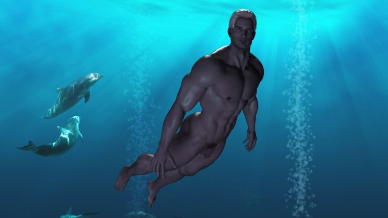 sexy nude underwater