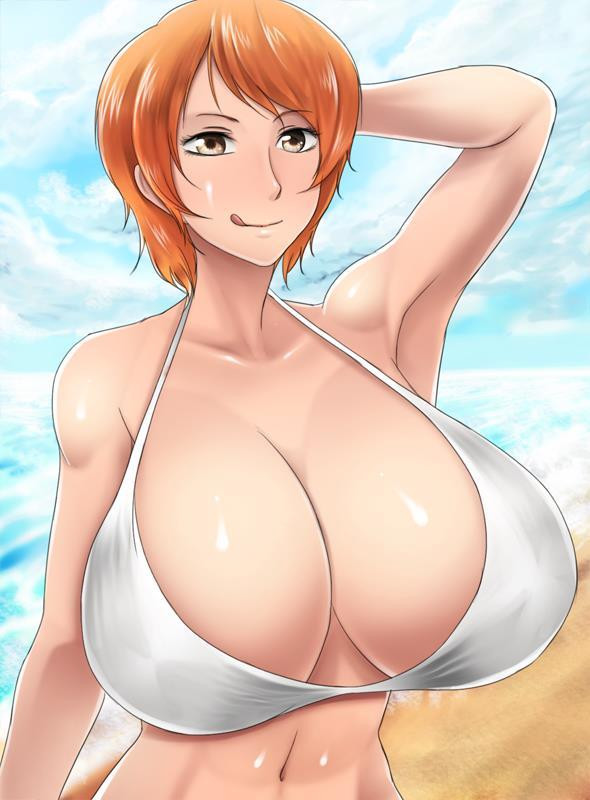 cute anime big tits