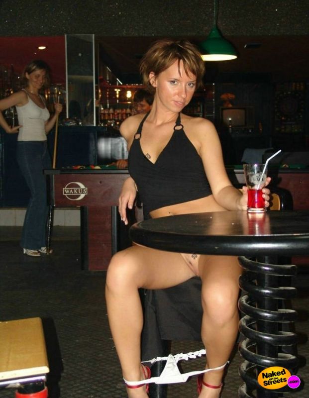 Wife Dressed Sexy At Bar Cumception