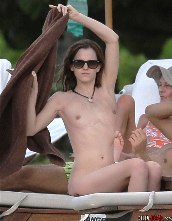 Naked watson Emma Watson