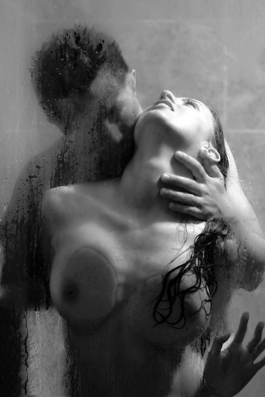 erotic shower sex threesome