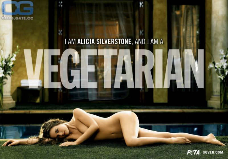 alicia silverstone vegan ad