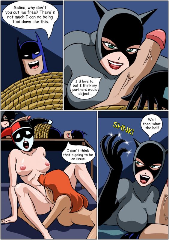 batman catwoman in bed