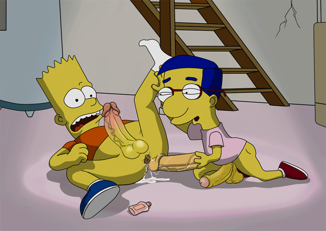 Bart Simpson Gay Yaoi Cumception