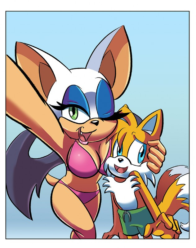 rouge sonic x tails comic