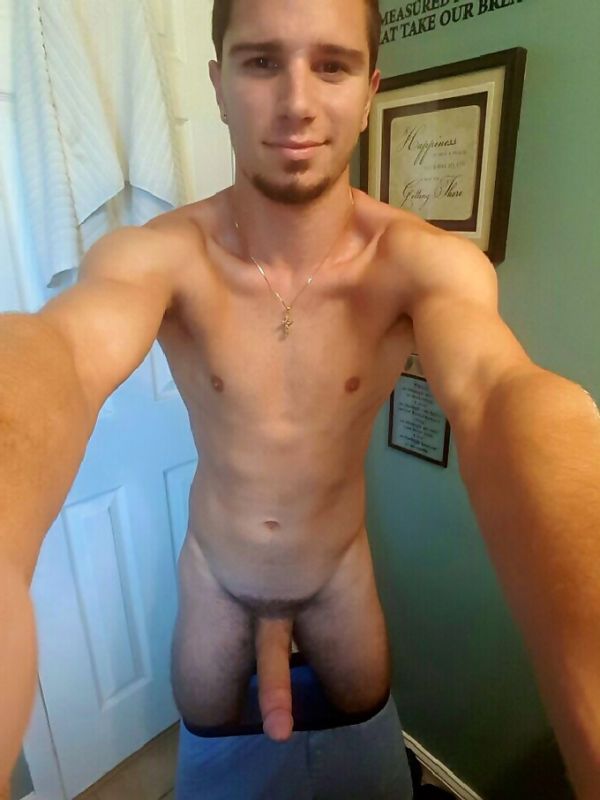 selfie skinny guys with big cocks