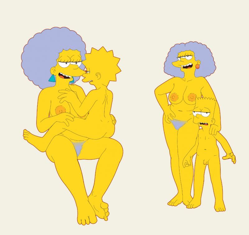 flanders simpsons patty and selma