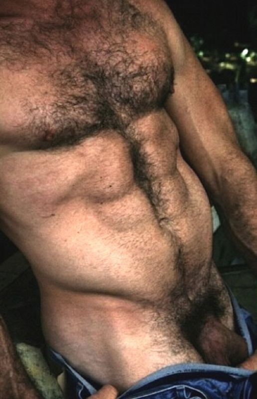 hairy body sexy man