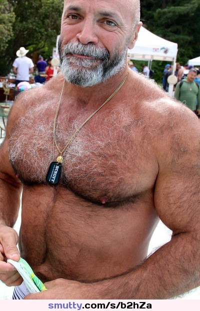 hairy muscle man
