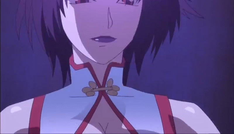 anime cum tongue