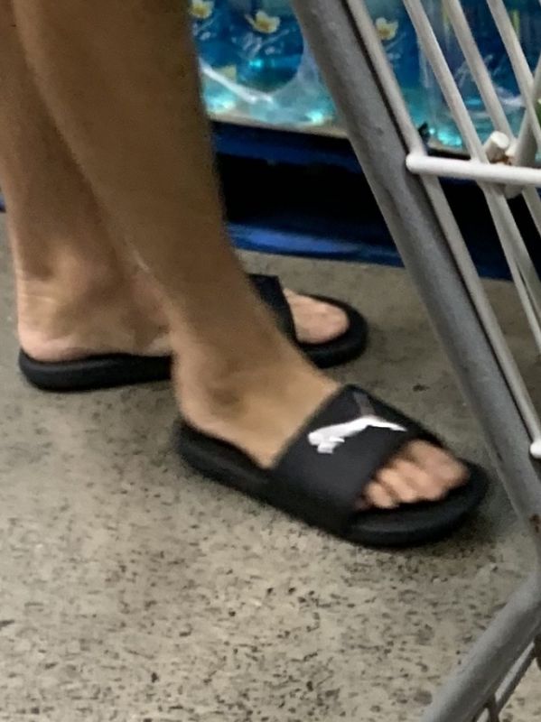 barefoot hispanic men
