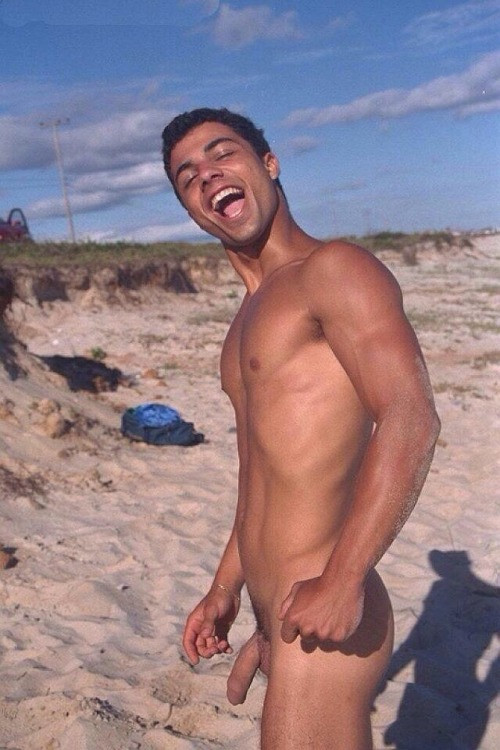 man with huge dick on nude beach
