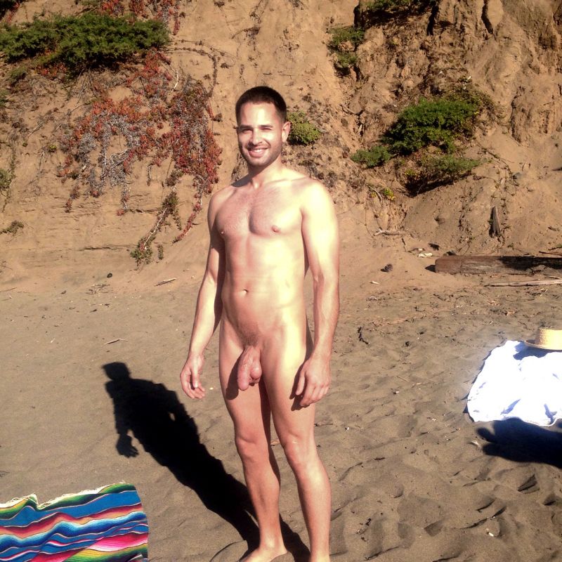 nude beach erect dick