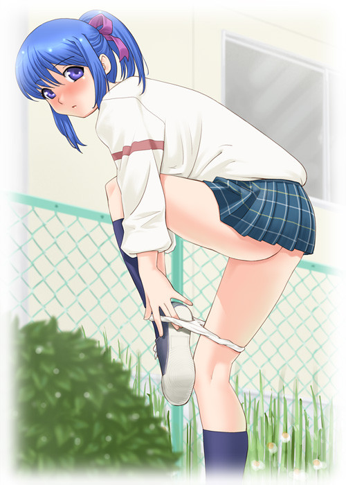 realistic anime school girl
