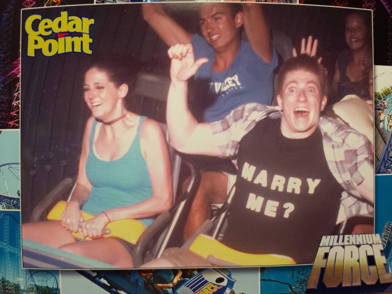 funny poses on roller coasters