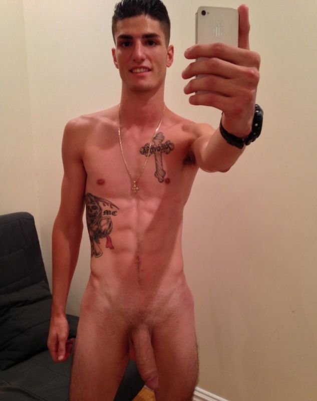 nude men with bent penis