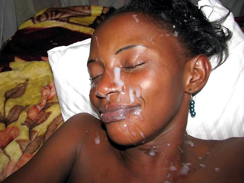 squirting cum on face