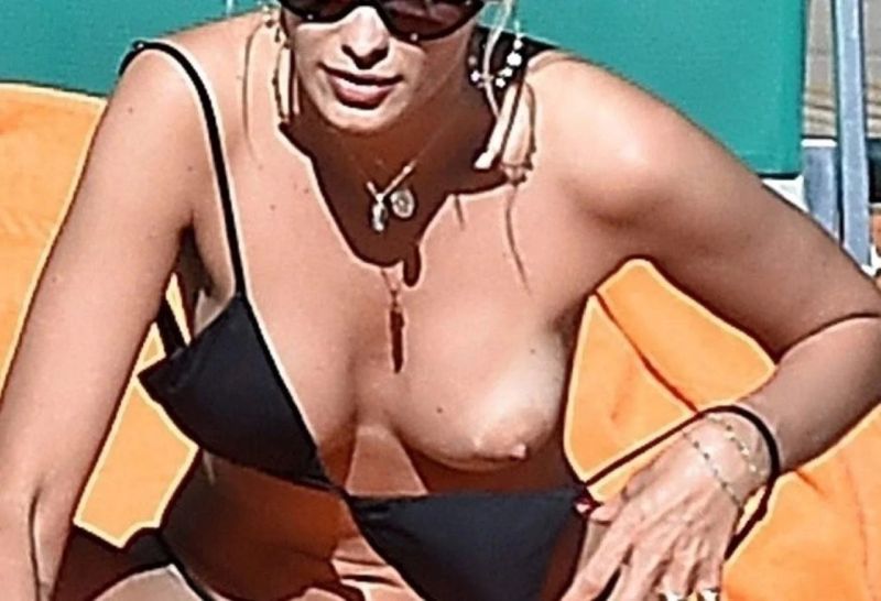 small breasts with nipple clamps