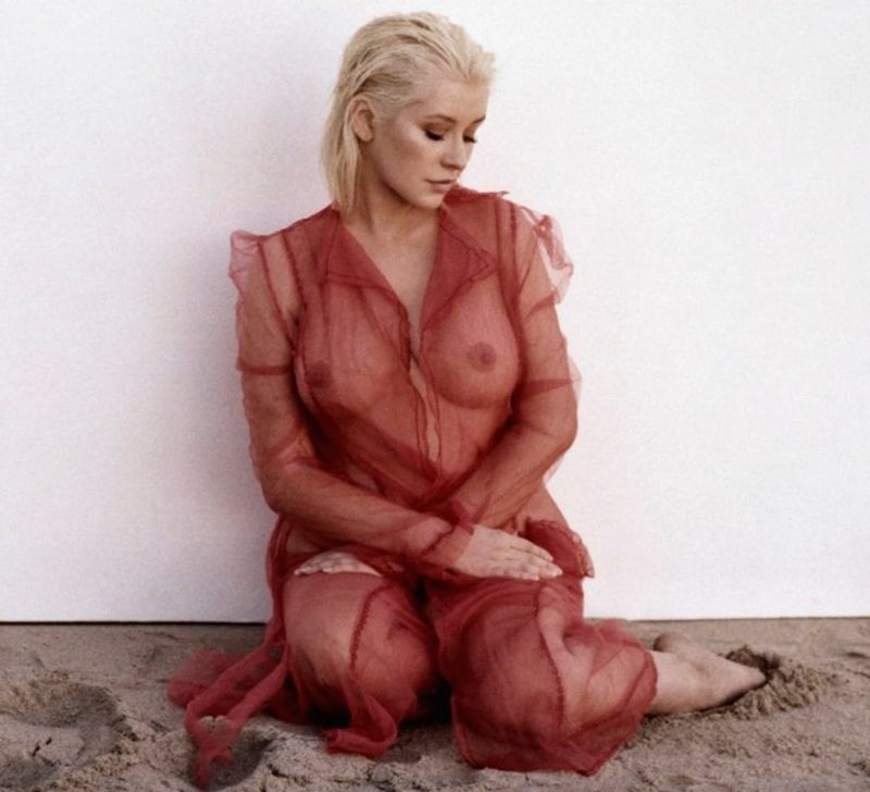 christina aguilera white