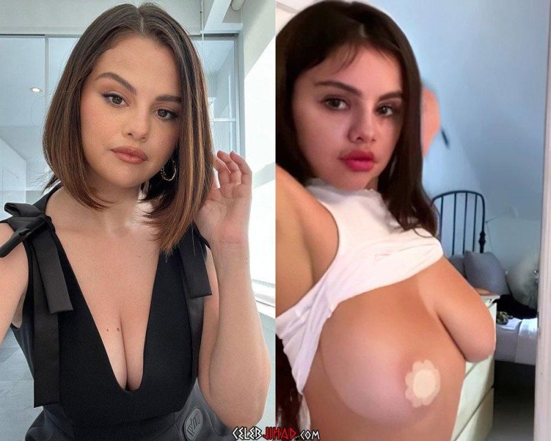oops busty selena gomez