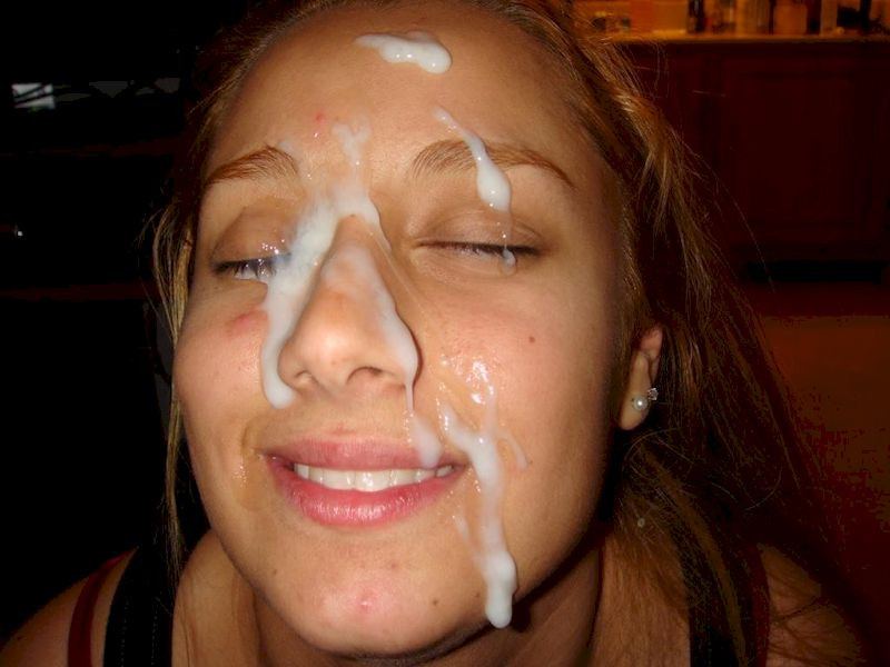 amateur milf cum facial
