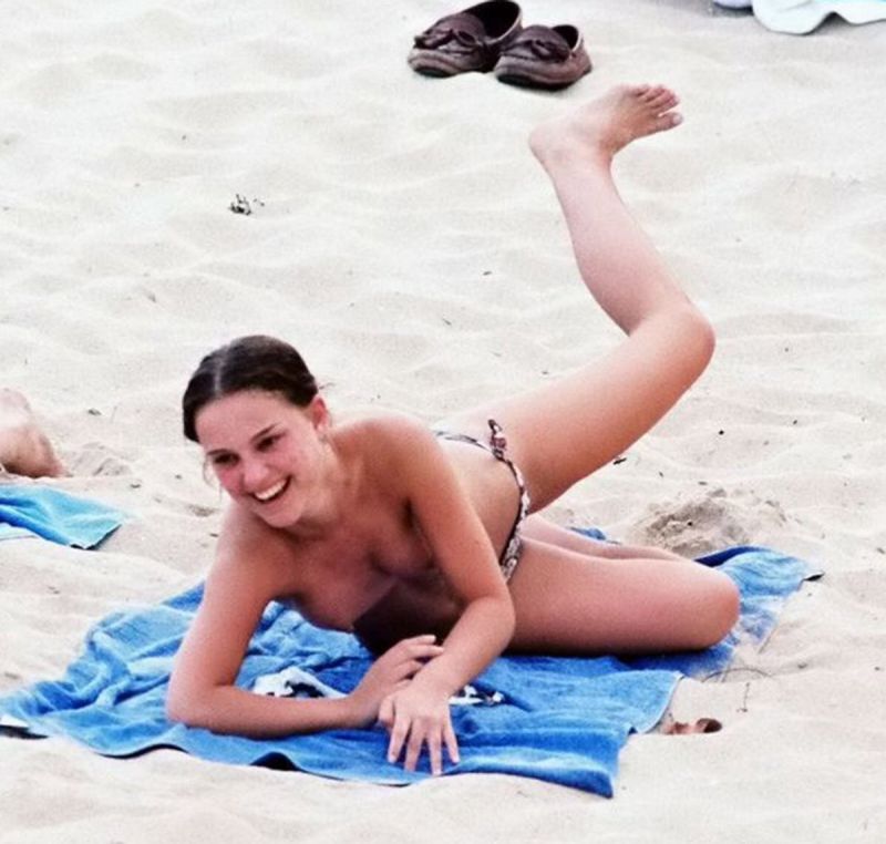 natalie portman beach paparazzi
