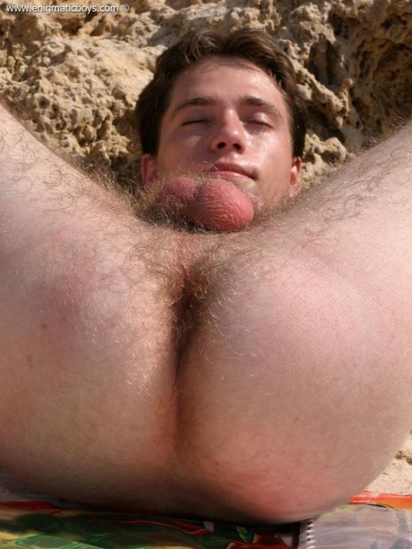 rimming hairy male ass